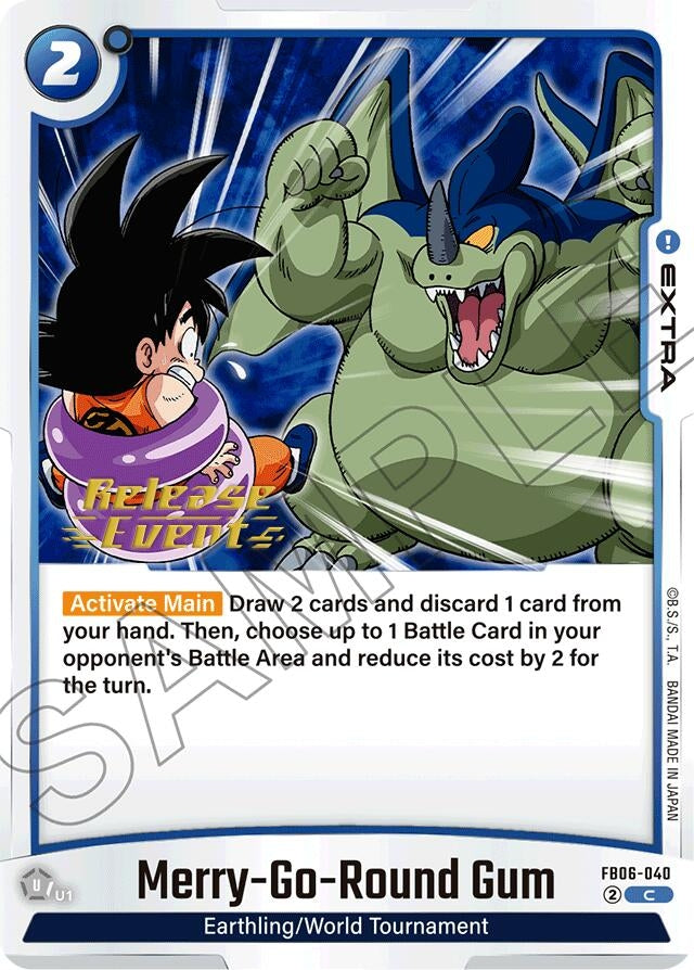 Image for Merry-Go-Round Gum (FB06-040) (FB06_PR) - Dragon Ball Super: Fusion World