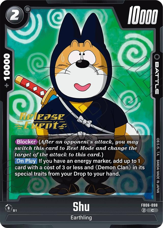 Image for Shu (FB06-098) (FB06_PR) - Dragon Ball Super: Fusion World