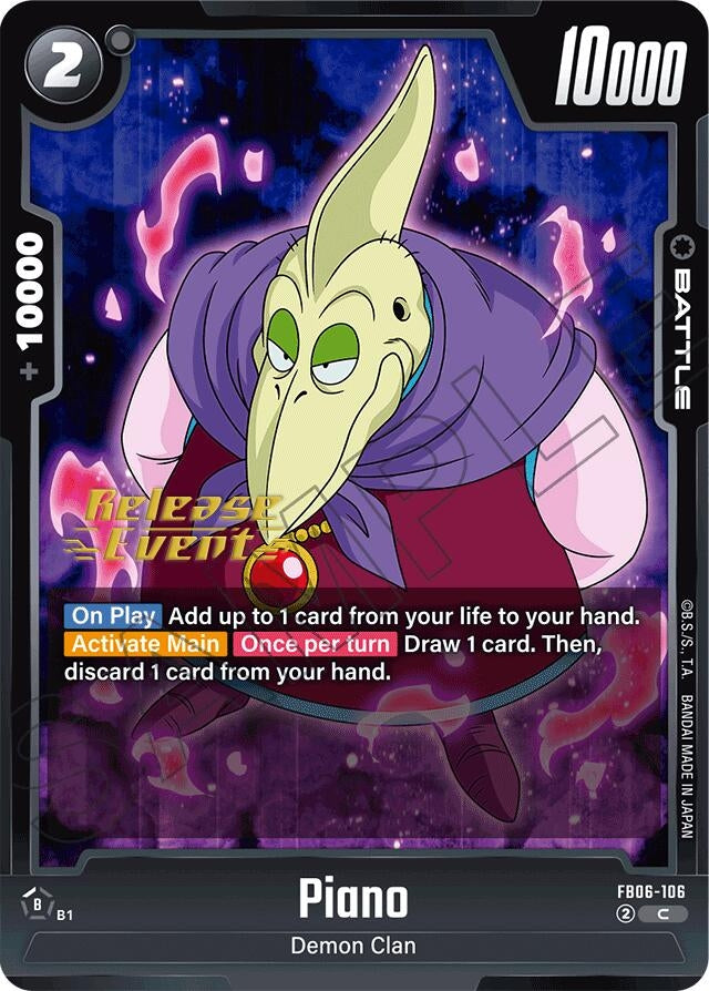 Image for Piano - FB06-106 (FB06-106) (FB06_PR) - Dragon Ball Super: Fusion World