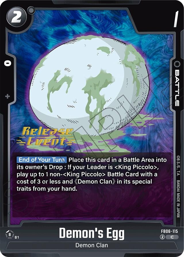 Image for Demon's Egg (FB06-115) (FB06_PR) - Dragon Ball Super: Fusion World