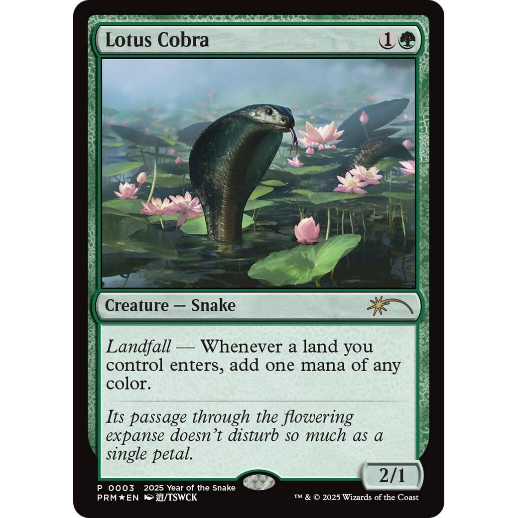 Image for Lotus Cobra (Year of the Snake 2025) (3) (SSP) - Magic: The Gathering