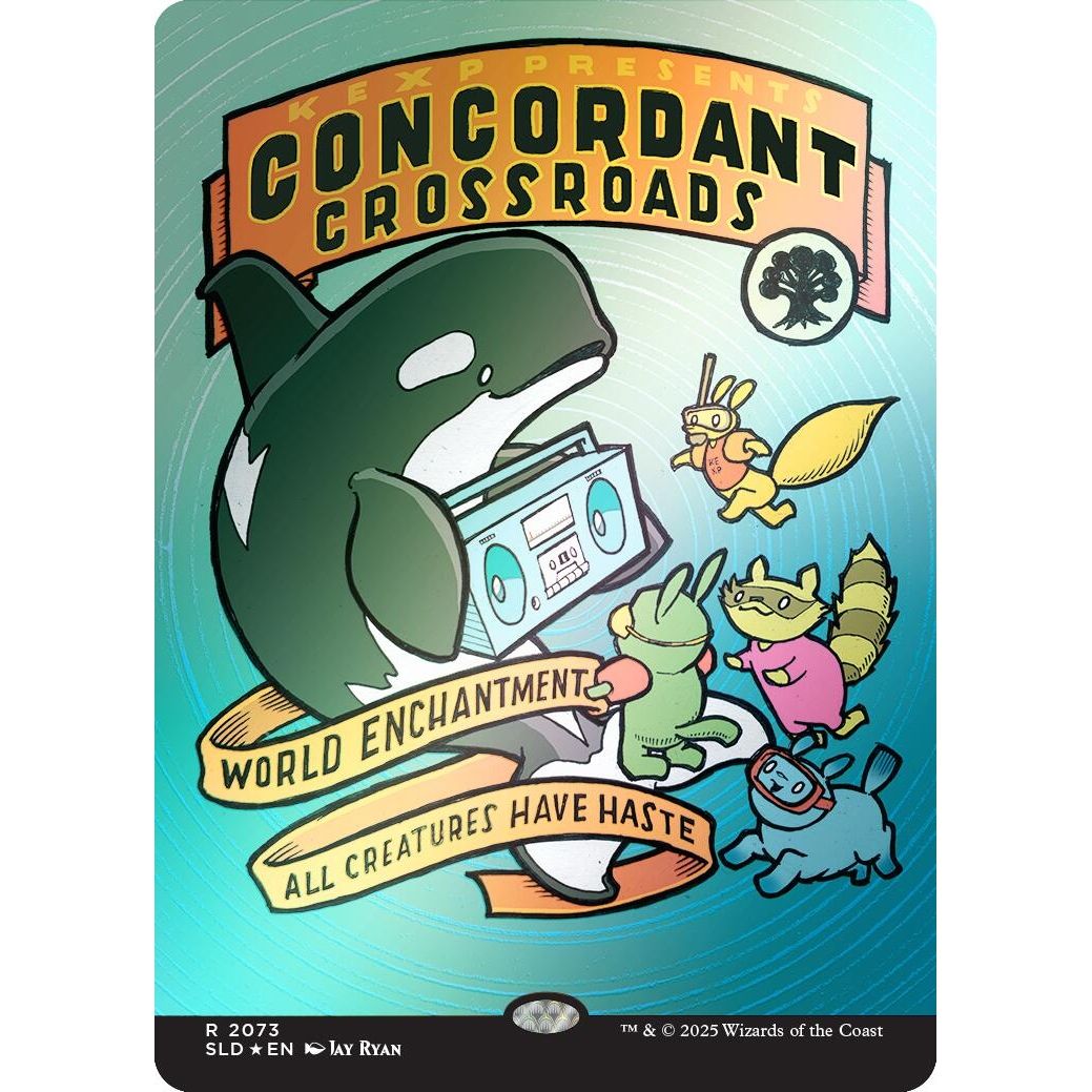 Image for Concordant Crossroads (2073) (Rainbow Foil) (2073) (SLD) - Magic: The Gathering
