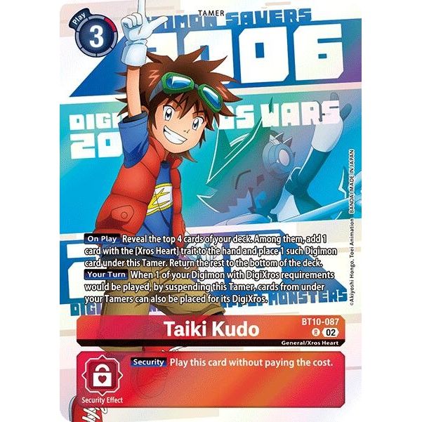 Image for Taiki Kudo (Digimon Animation Series 25th Anniversary Set) (BT10-087 R) (BT10) - Digimon Card Game