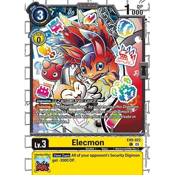 Image for Elecmon (EX9-022 C) (EX09) - Digimon Card Game