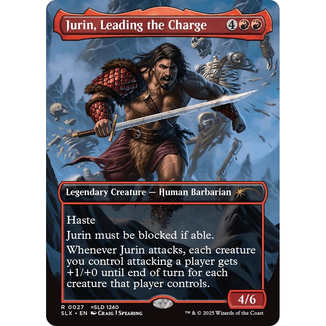 Image for Jurin, Leading the Charge (27) (SLX) - Magic: The Gathering
