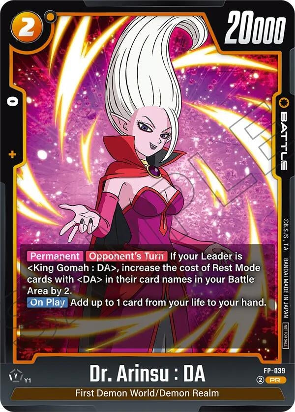 Image for Dr. Arinsu : DA - FP-039 (FP-039) (FB06_PR) - Dragon Ball Super: Fusion World