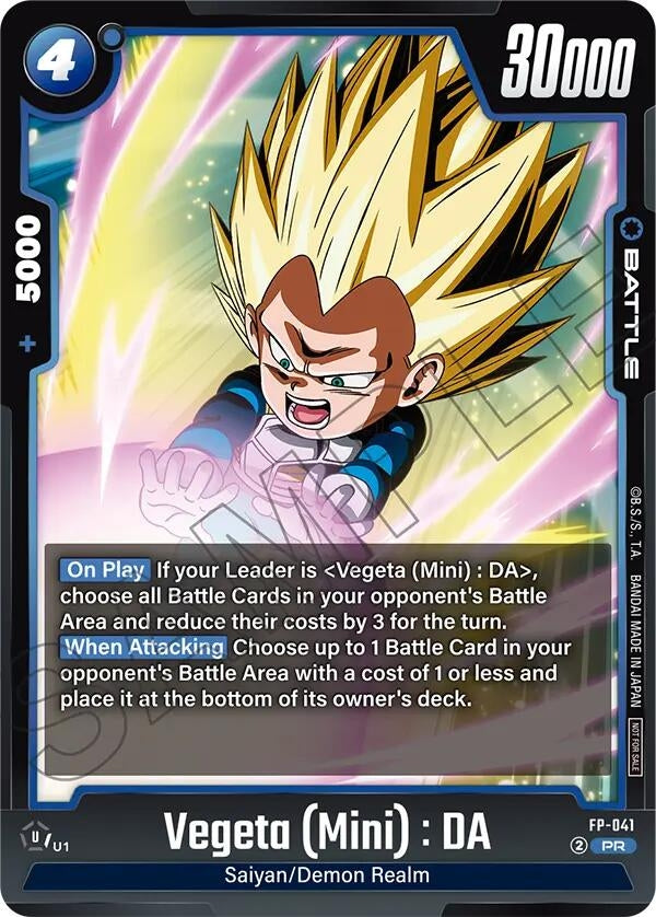 Image for Vegeta (Mini) : DA - FP-041 (FP-041) (FB06_PR) - Dragon Ball Super: Fusion World