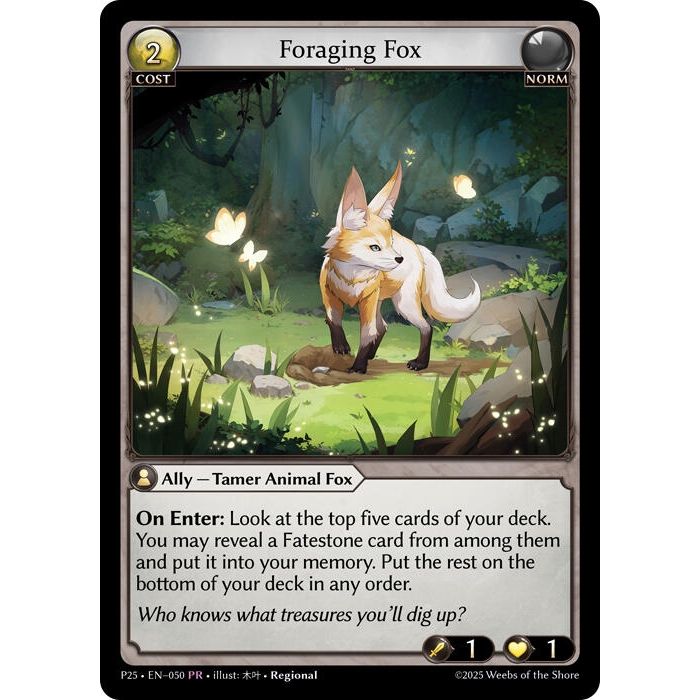 Image for Foraging Fox (050) (P) - Grand Archive TCG