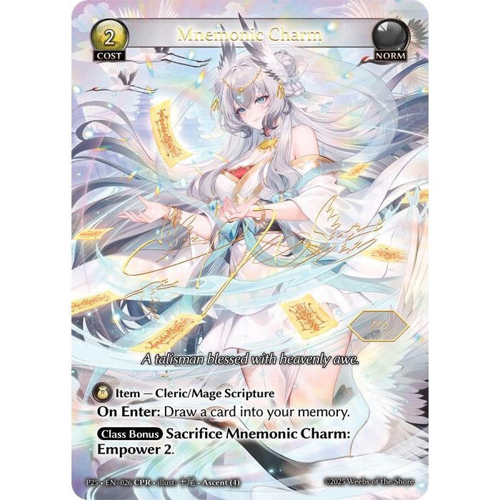 Image for Mnemonic Charm (061) (P) - Grand Archive TCG