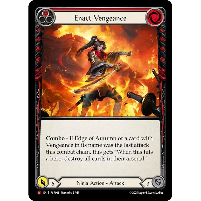 Image for Enact Vengeance (ASR008) - Flesh and Blood TCG