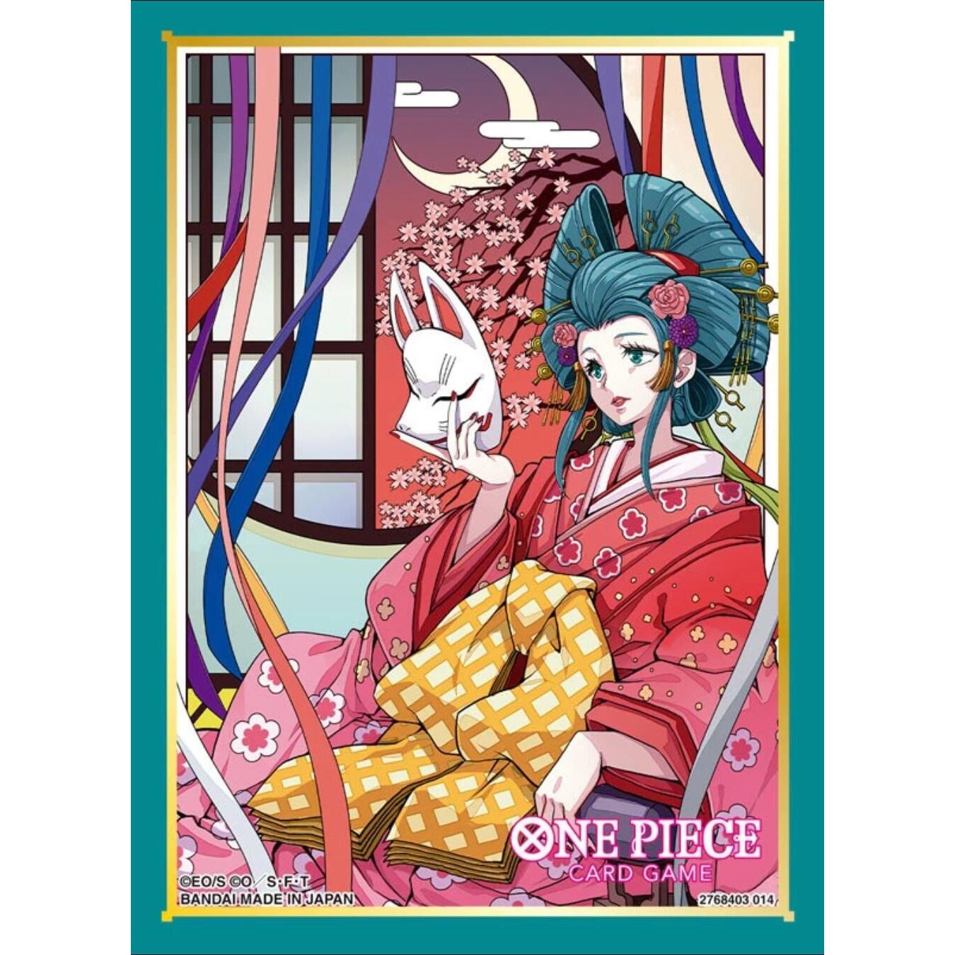 Image for One Piece Card Game Official Sleeves: Assortment 10 - Kouzuki Hiyori (70-Pack) - Card Sleeves