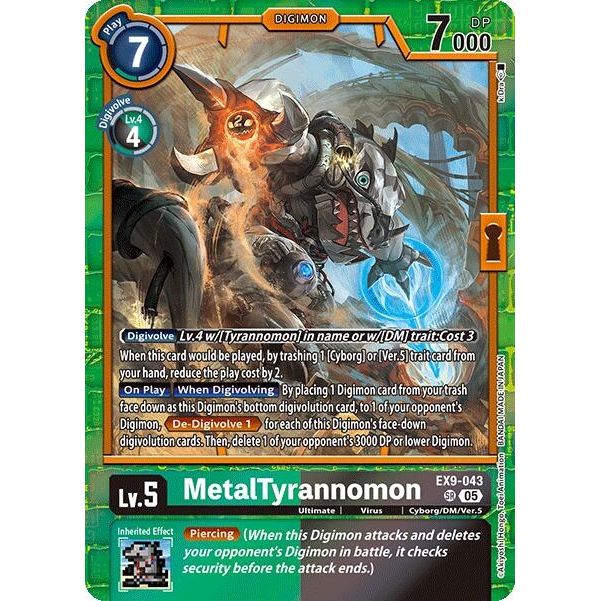 Image for MetalTyrannomon (EX9-043 SR) (EX09) - Digimon Card Game