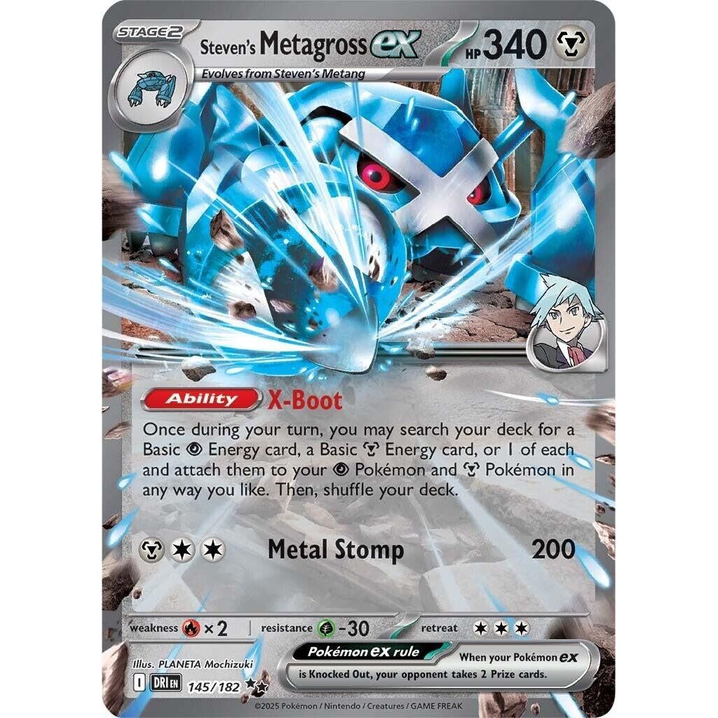 Image for Steven's Metagross ex (145/182) (DRI) - Pokemon