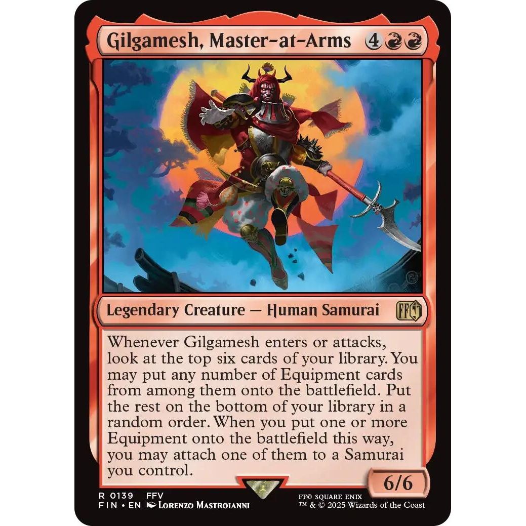 Image for Gilgamesh, Master-at-Arms (139) (FIN) - Magic: The Gathering