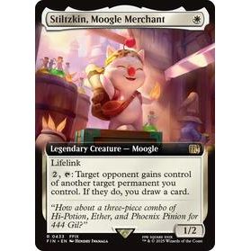 Stiltzkin, Moogle Merchant (Extended Art) - Final Fantasy TCG (121)
