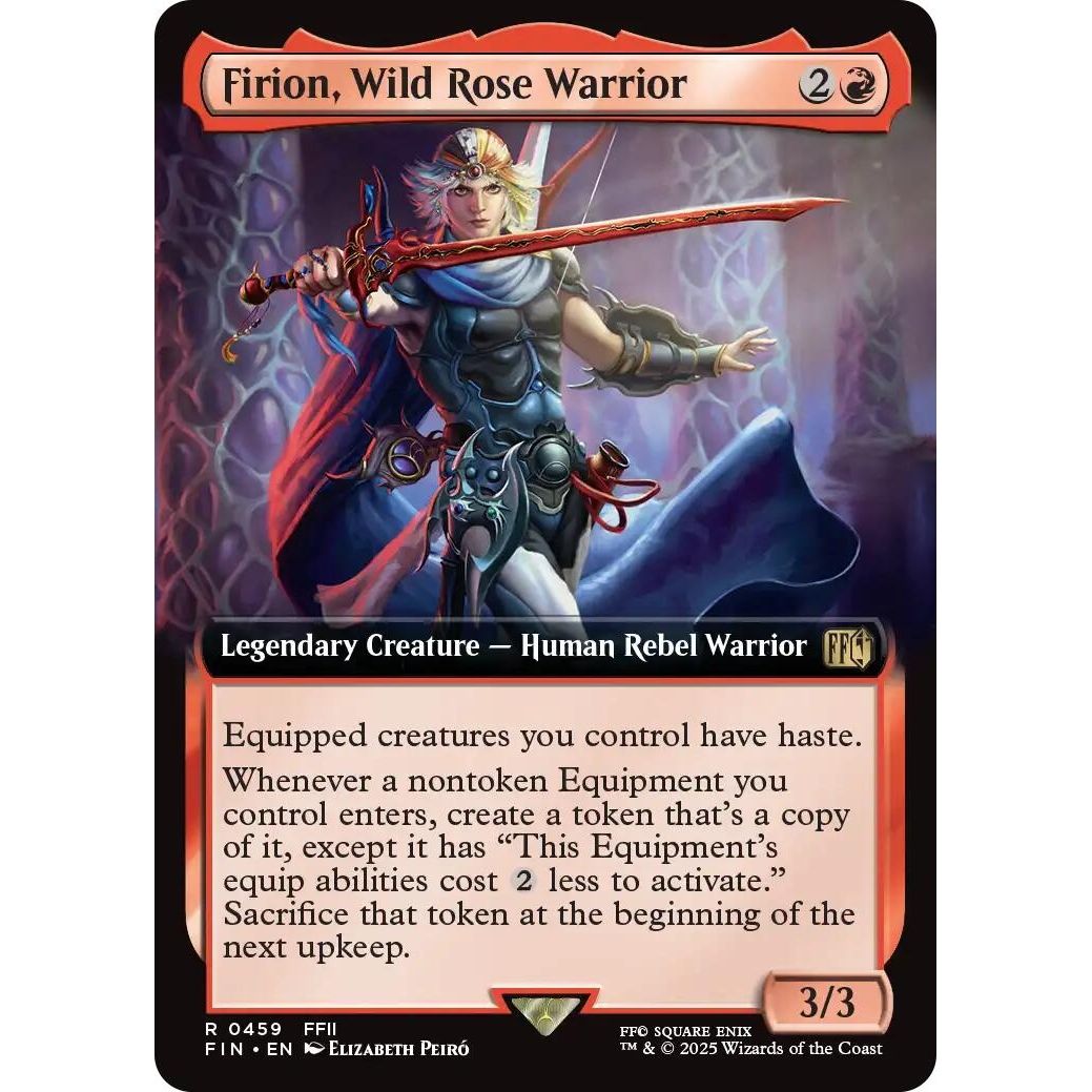Image for Firion, Wild Rose Warrior (Extended Art) (459) (FIN) - Magic: The Gathering