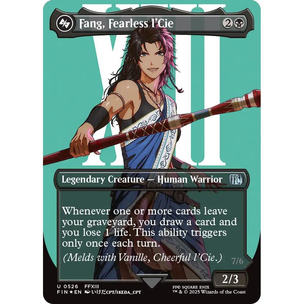 Image for Fang, Fearless l'Cie (Borderless) (Surge Foil) (526) (FIN) - Magic: The Gathering