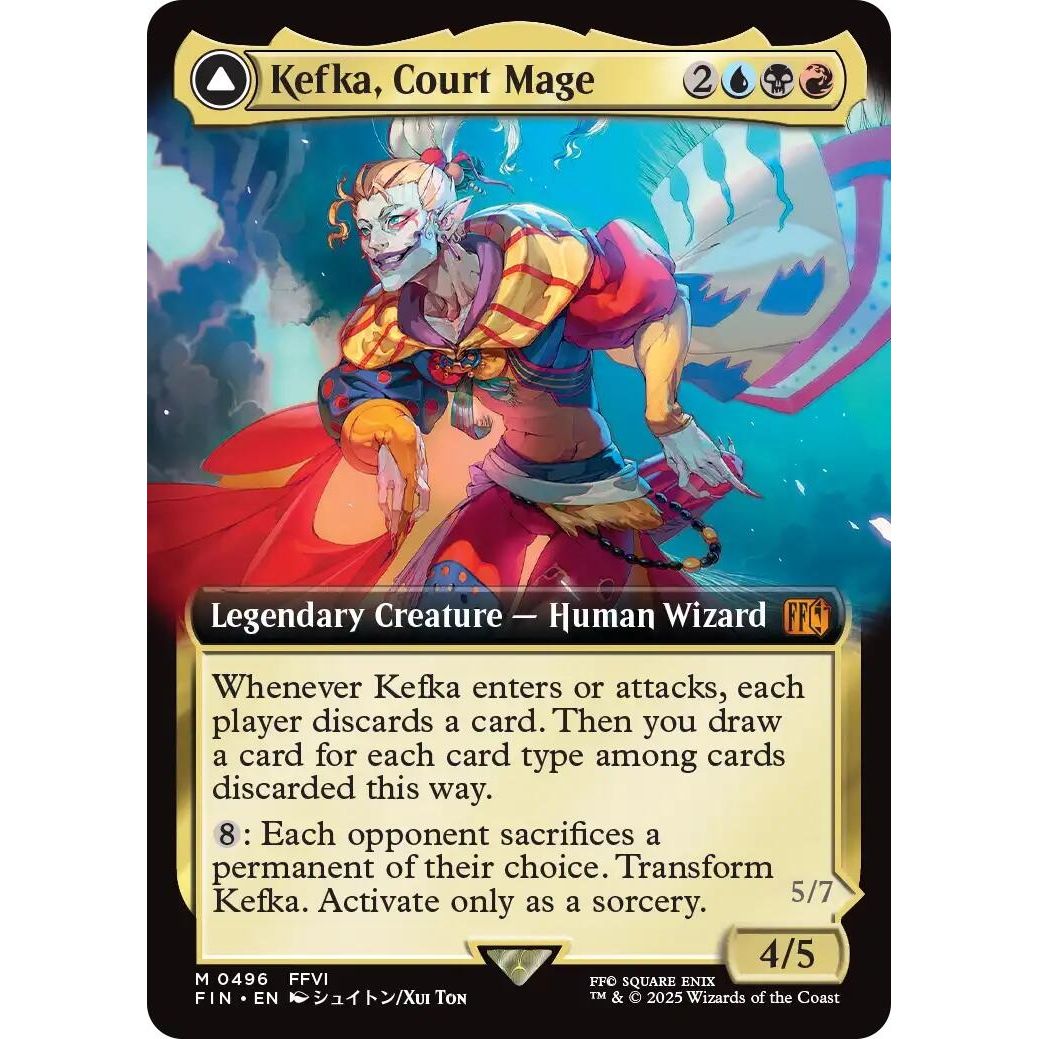 Image for Kefka, Court Mage (Extended Art) (496) (FIN) - Magic: The Gathering