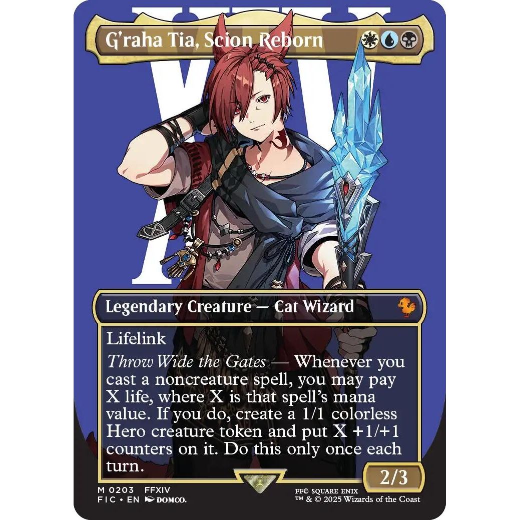 Image for G'raha Tia, Scion Reborn (Borderless) (203) (FIC) - Magic: The Gathering
