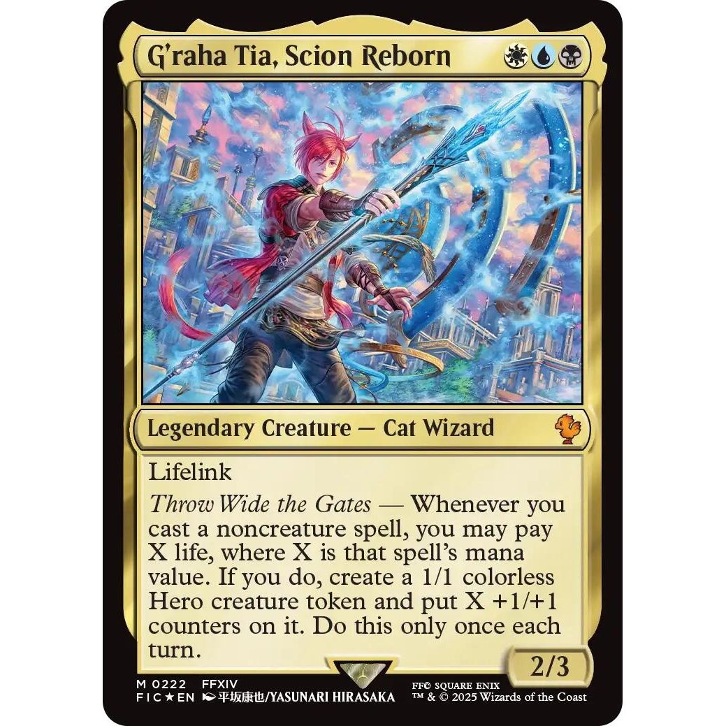 Image for G'raha Tia, Scion Reborn (Surge Foil) (222) (FIC) - Magic: The Gathering