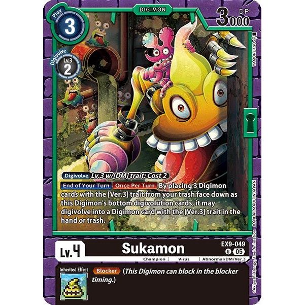 Image for Sukamon (EX9-049 U) (EX09) - Digimon Card Game