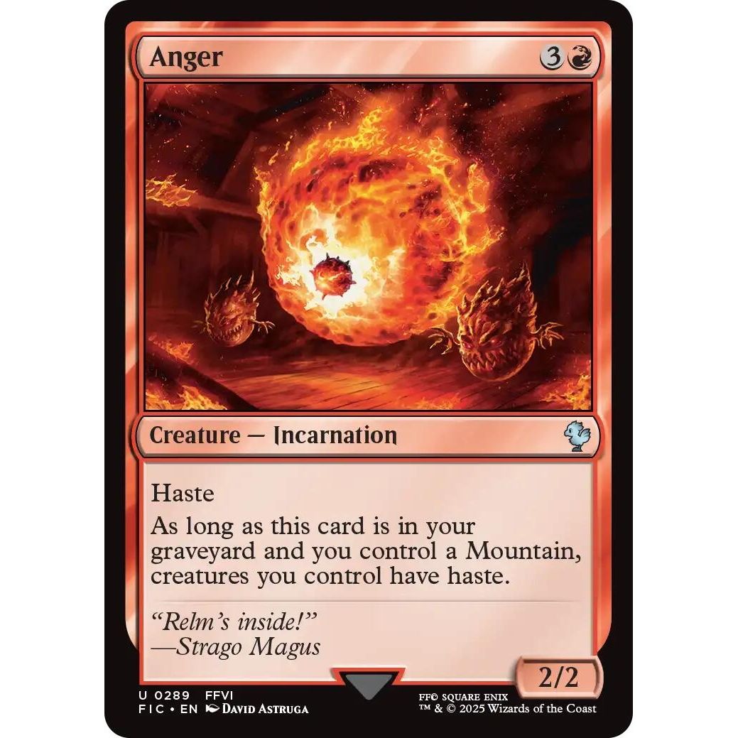 Image for Anger (289) (FIC) - Magic: The Gathering