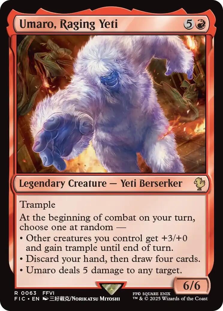 Umaro, Raging Yeti (63) (FIC)