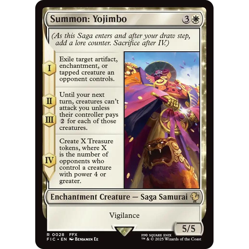 Image for Summon: Yojimbo (28) (FIC) - Magic: The Gathering