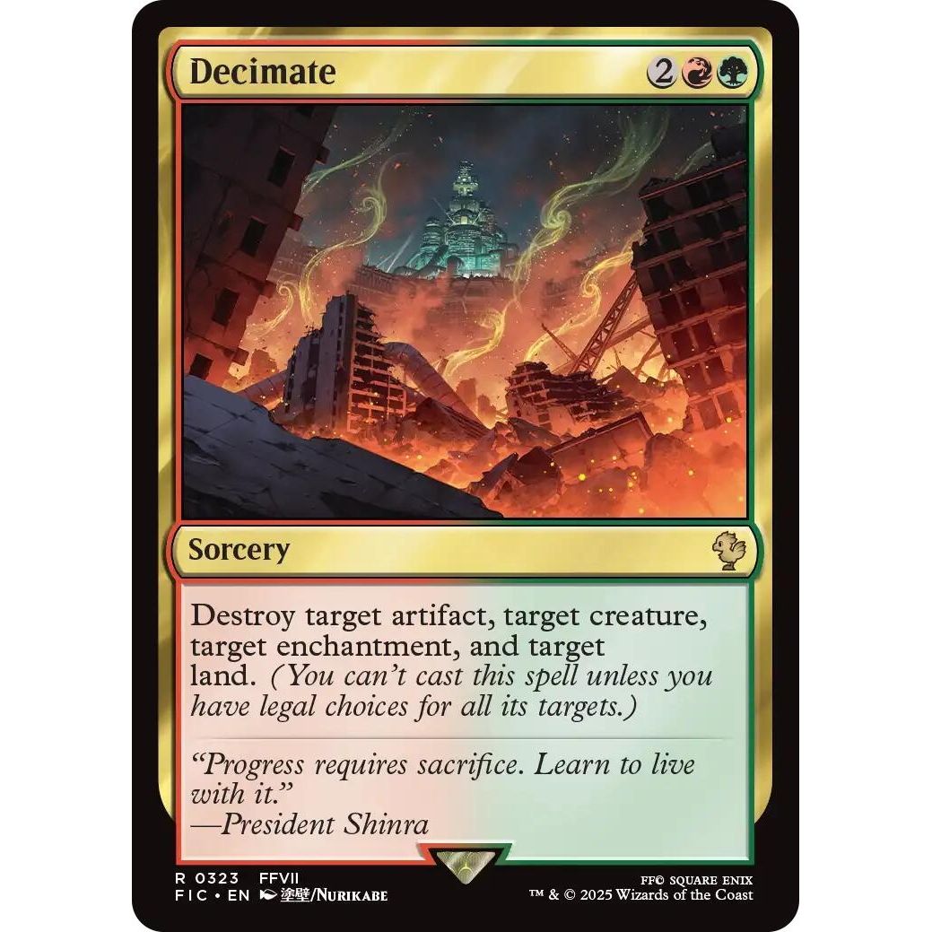 Image for Decimate (323) (FIC) - Magic: The Gathering