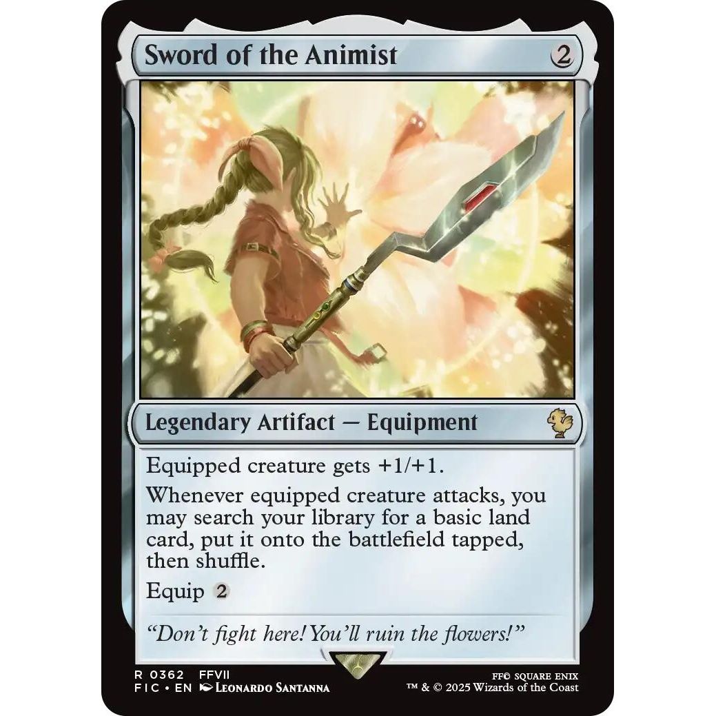 Image for Sword of the Animist (362) (FIC) - Magic: The Gathering