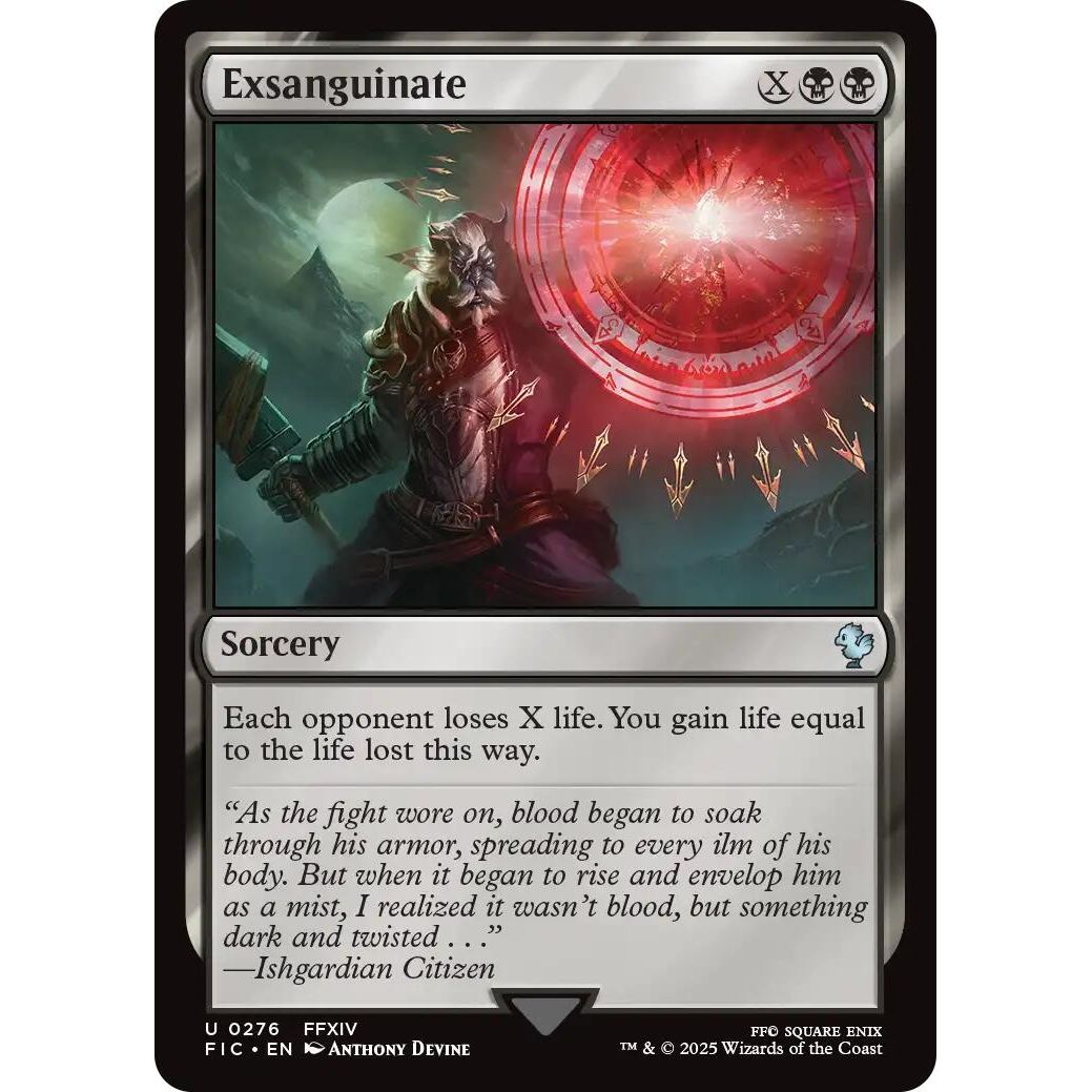 Image for Exsanguinate (276) (FIC) - Magic: The Gathering
