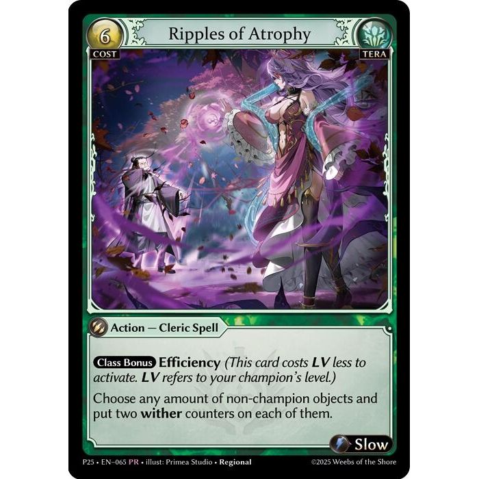 Image for Ripples of Atrophy (065) (P) - Grand Archive TCG