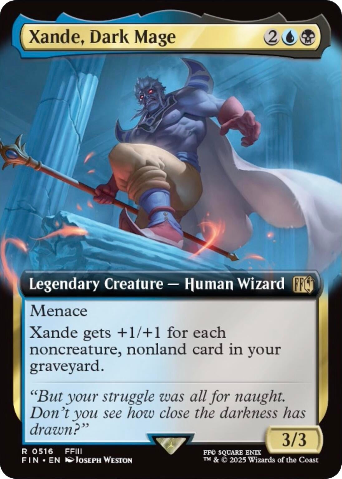 Xande, Dark Mage (Extended Art) (516) (FIN)