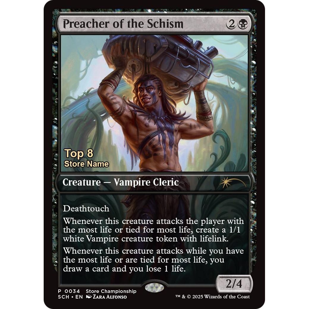 Image for Preacher of the Schism (Top 8) (34) (GAME) - Magic: The Gathering