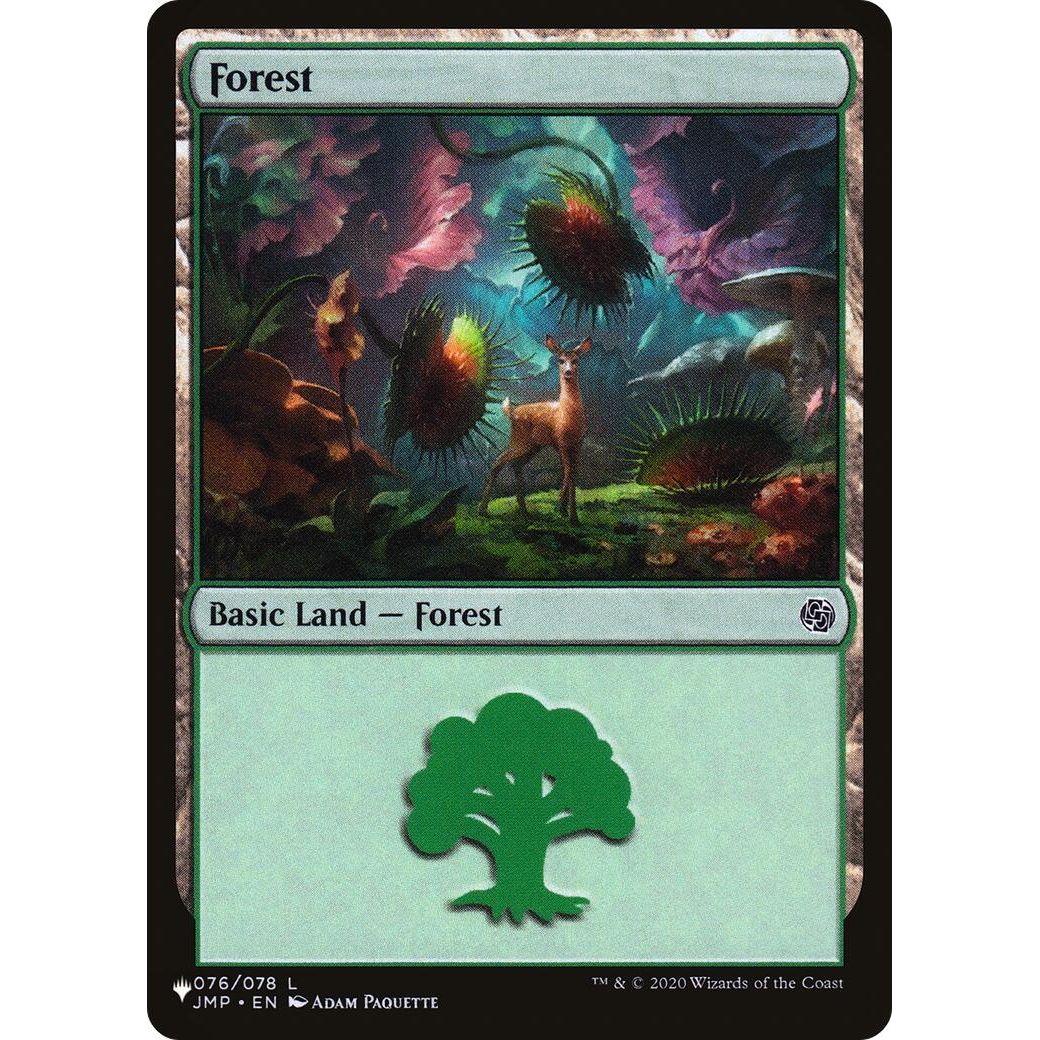Image for Forest (076) (JMP) (076/078) (LIST) - Magic: The Gathering