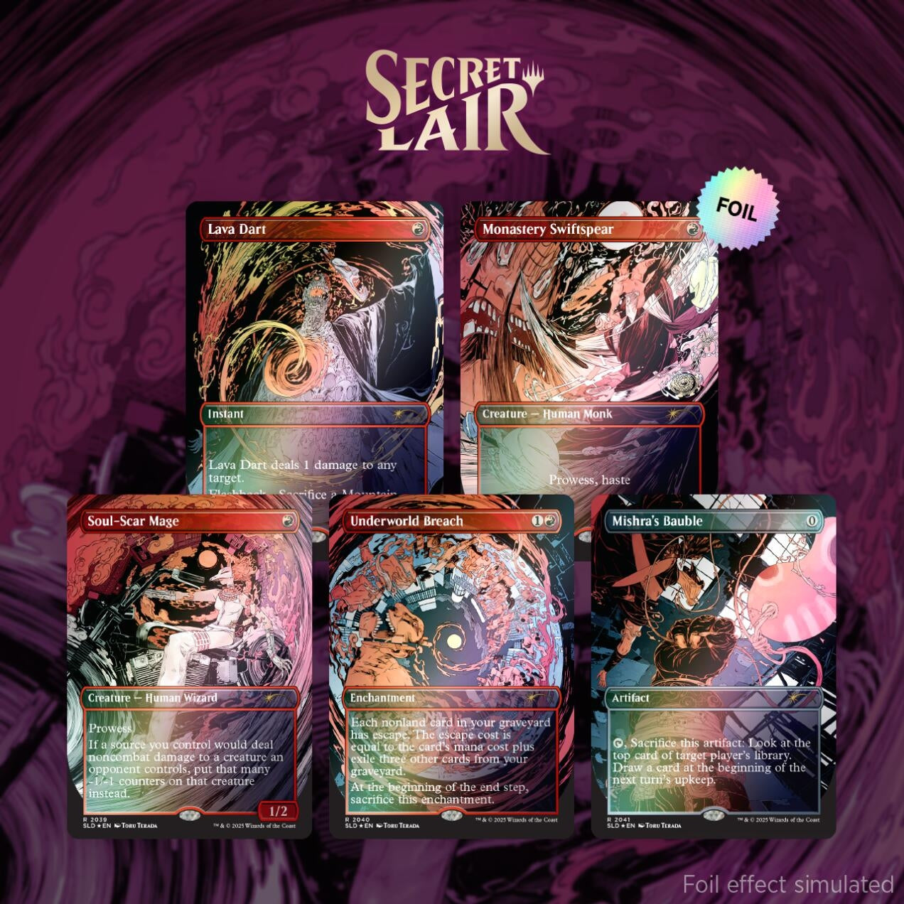 Image for Secret Lair Drop: vroooOOOMMMMMM! - Rainbow Foil Edition - Magic: The Gathering