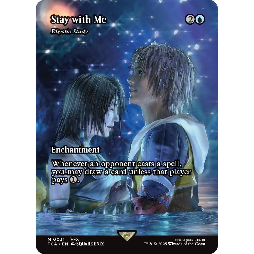 Image for Stay with Me - Rhystic Study (Showcase) (31) (FCA) - Magic: The Gathering