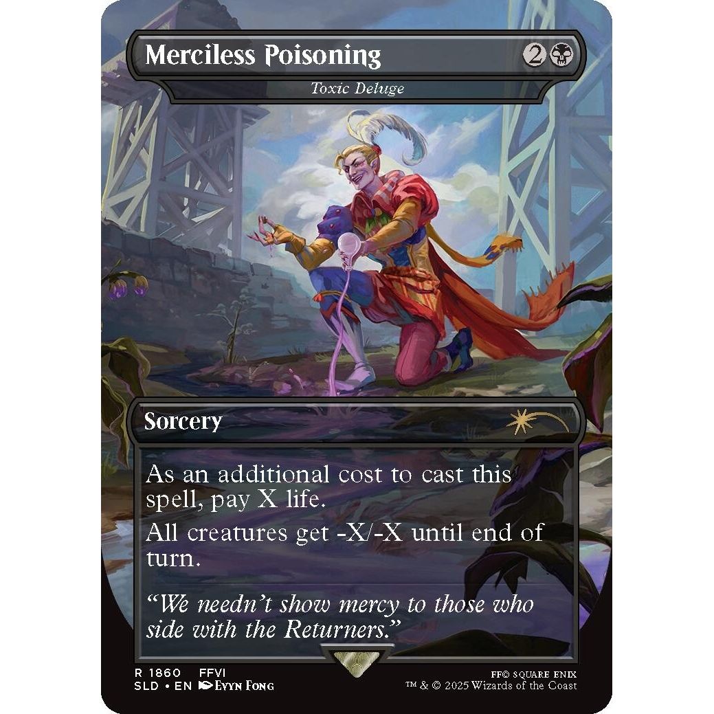 Image for Merciless Poisoning - Toxic Deluge (1860) (SLD) - Magic: The Gathering