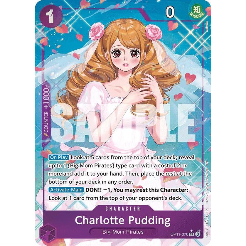 Image for Charlotte Pudding (Alternate Art) (OP11-070) (OP11) - One Piece Card Game