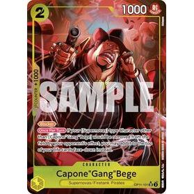 Capone"Gang"Bege (101) (Alternate Art) - One Piece — A Fist of Divine Speed (129)
