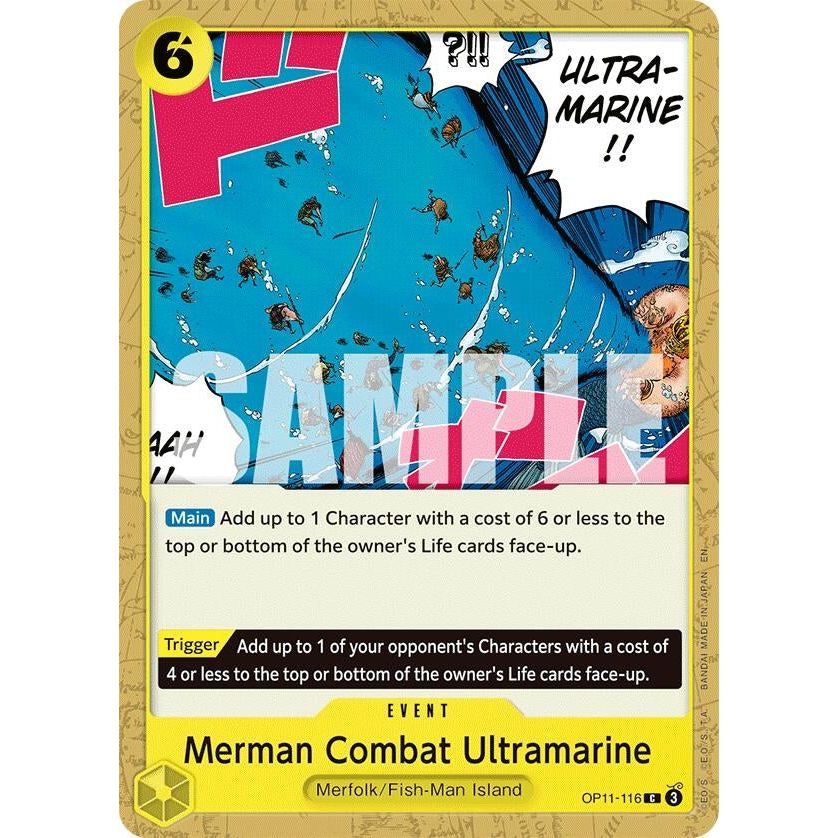 Image for Merman Combat Ultramarine (OP11-116) (OP11) - One Piece Card Game