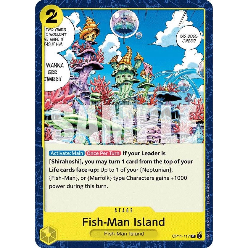 Image for Fish-Man Island (OP11-117) (OP11) - One Piece Card Game