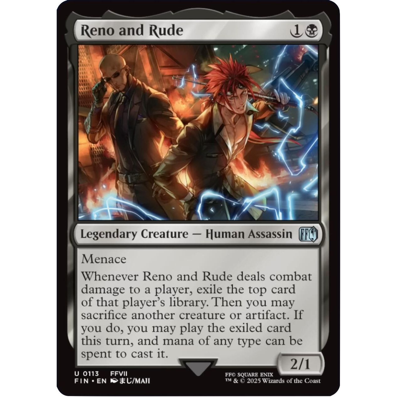 Image for Reno and Rude (113) (FIN) - Magic: The Gathering