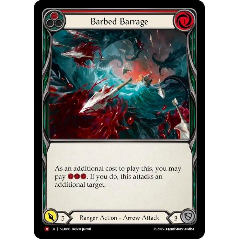 Image for Barbed Barrage (SEA098) - Flesh and Blood TCG