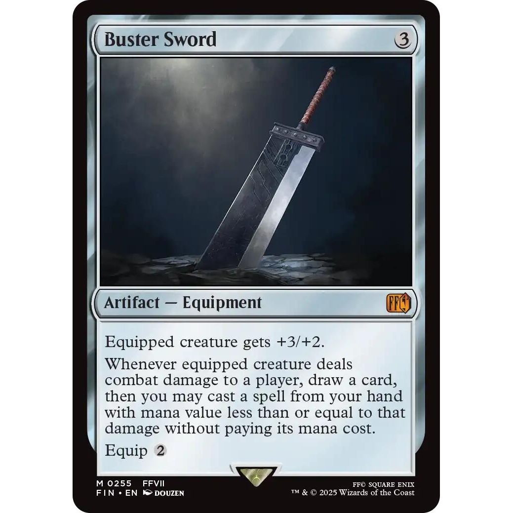 Image for Buster Sword (255) (FIN) - Magic: The Gathering