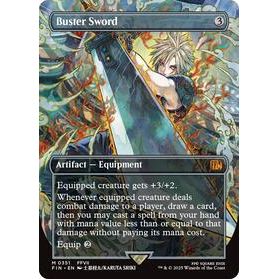 Buster Sword (Borderless) - Final Fantasy TCG (605)