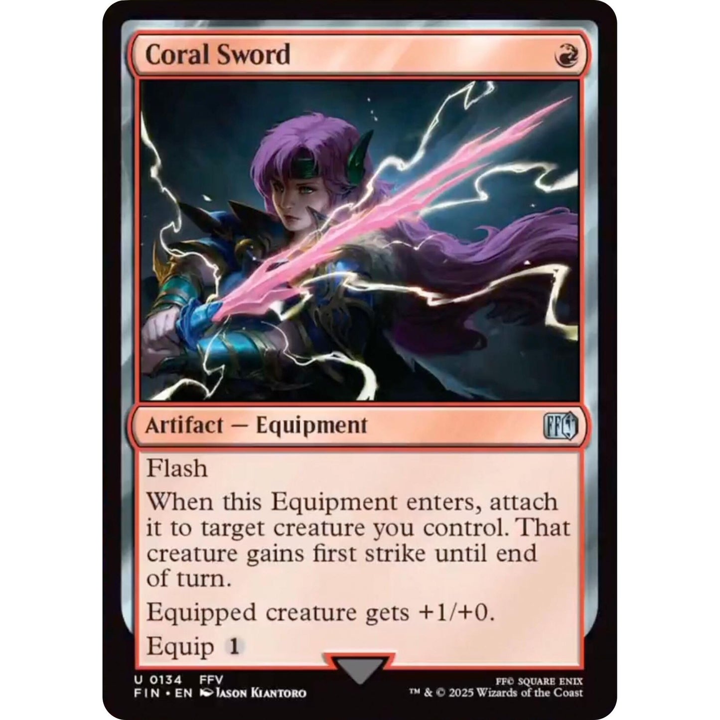 Image for Coral Sword (134) (FIN) - Magic: The Gathering