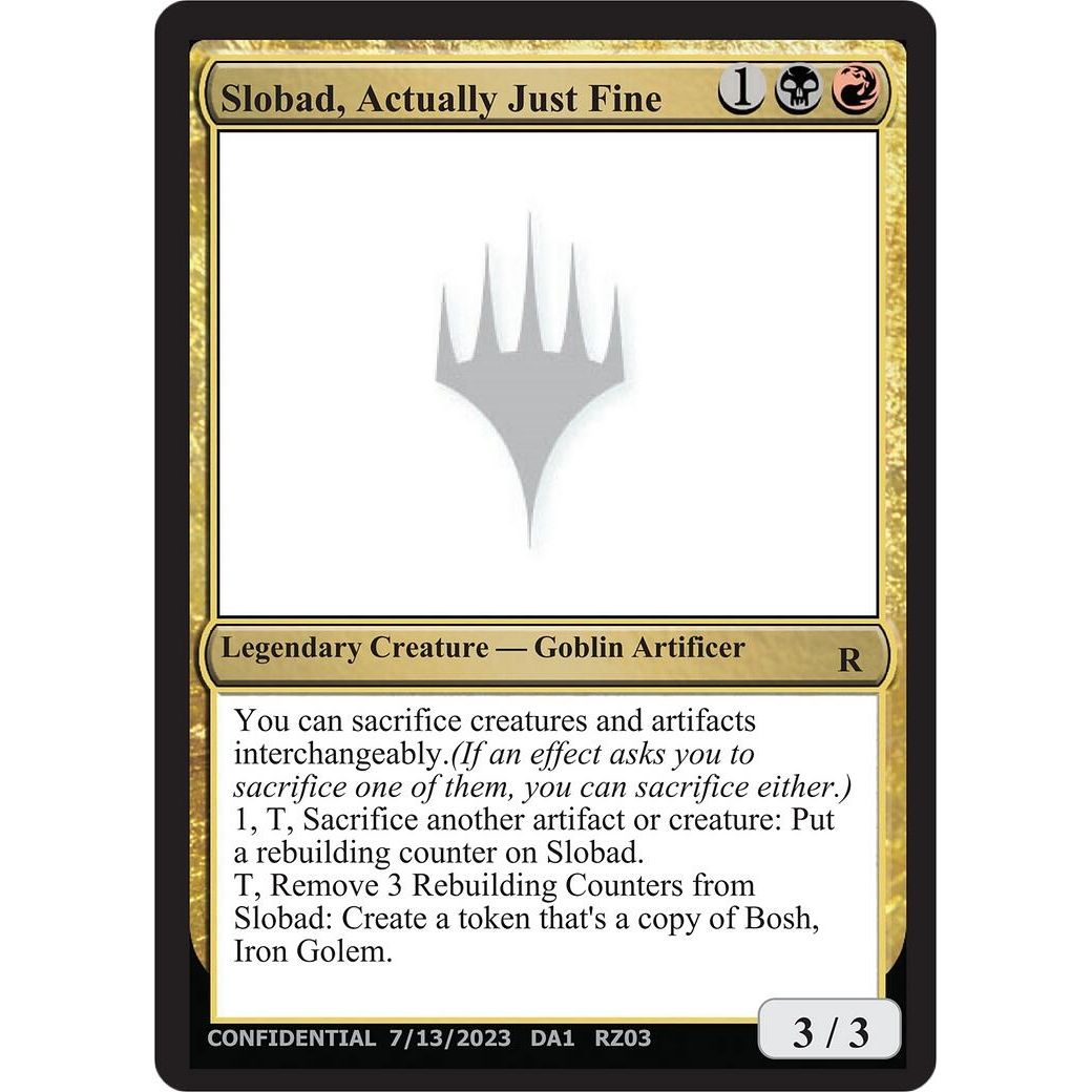 Image for Slobad, Actually Just Fine - Magic: The Gathering