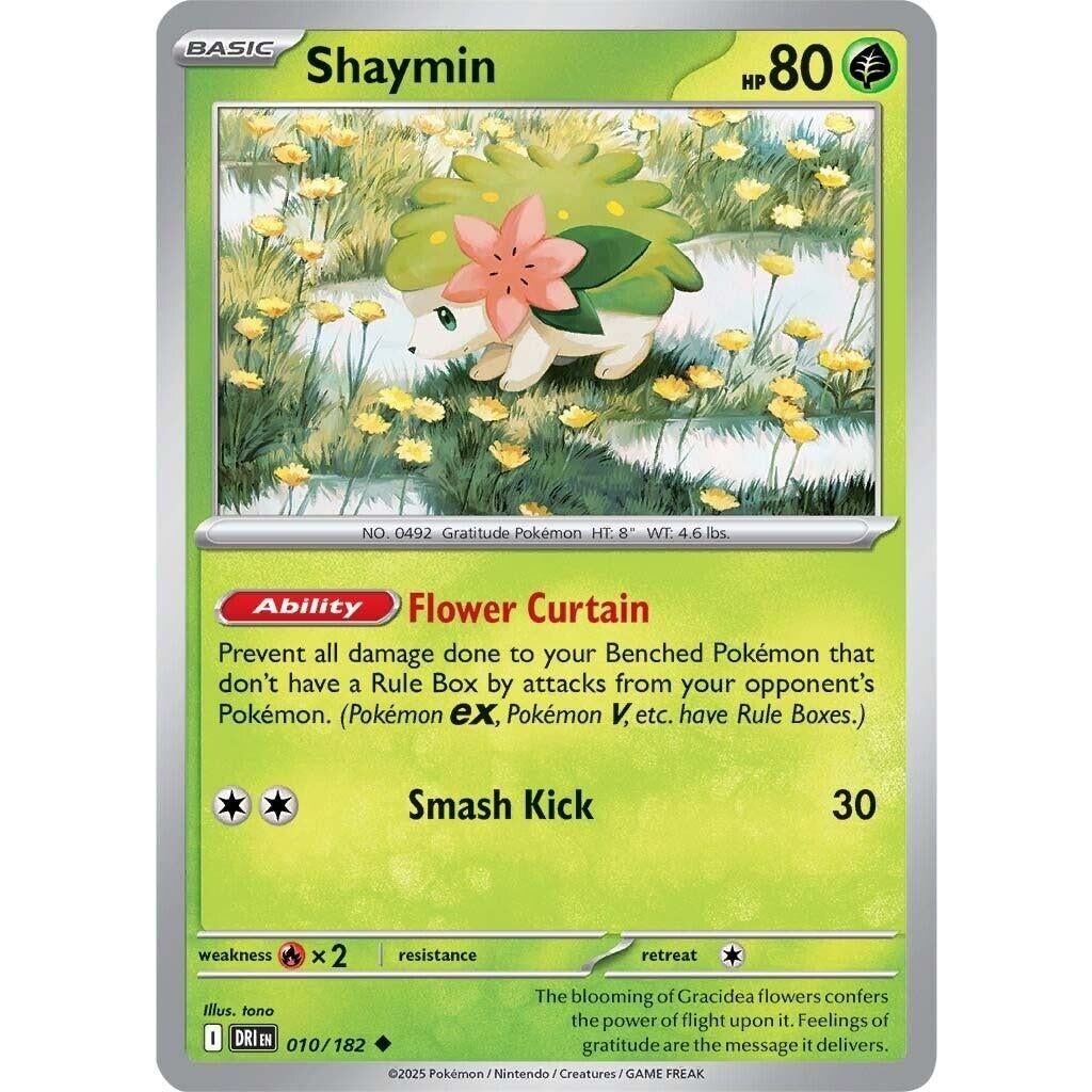 Image for Shaymin (010/182) (DRI) - Pokemon