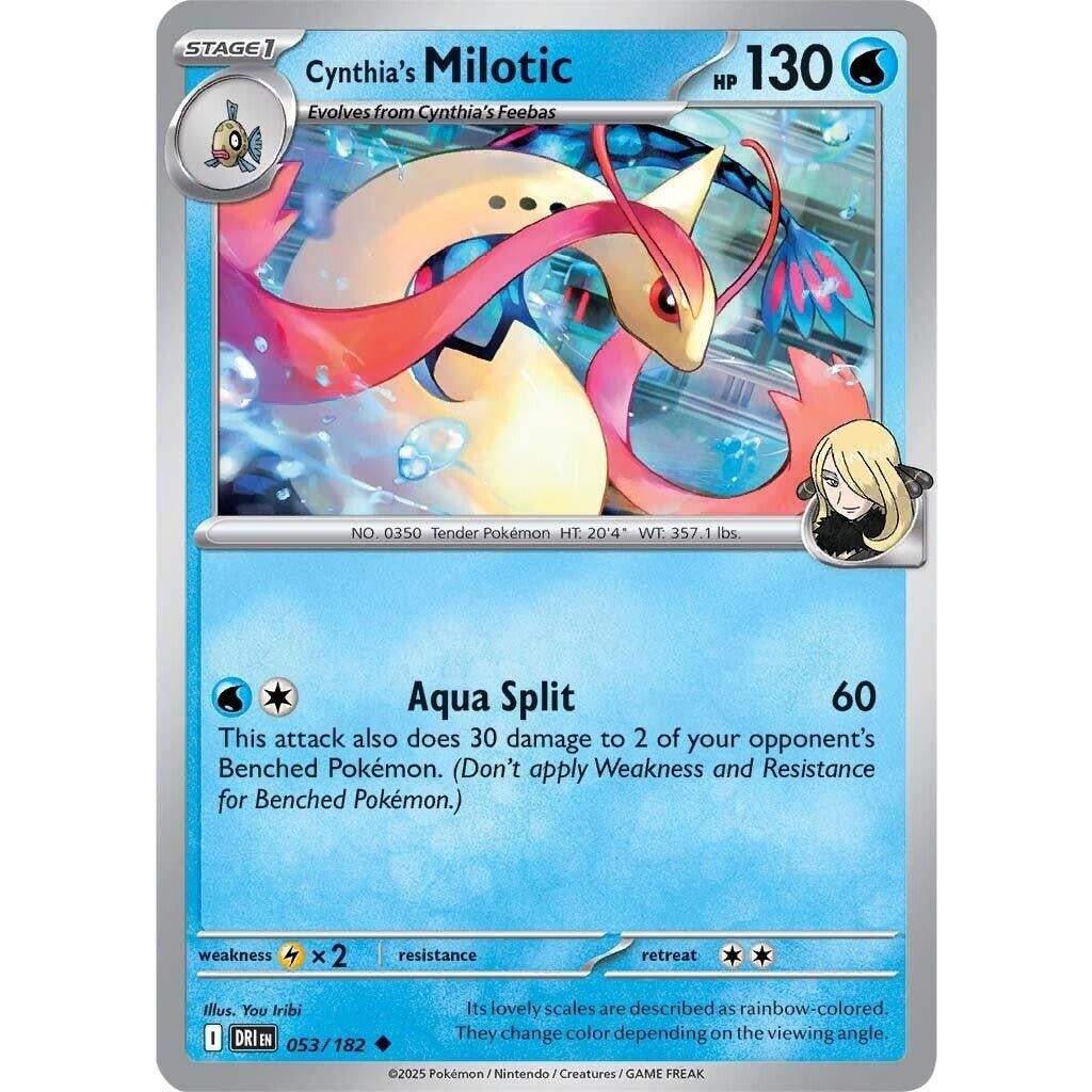 Image for Cynthia's Milotic (053/182) (DRI) - Pokemon